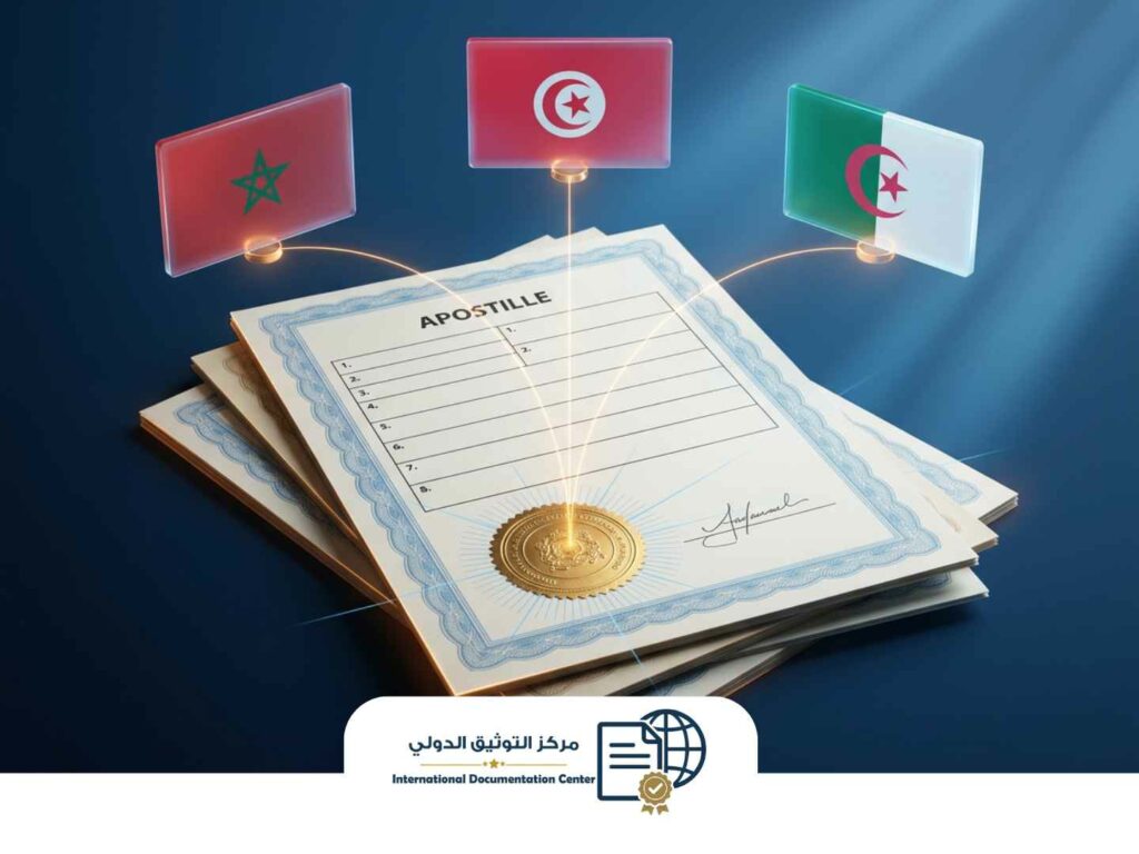 الأبوستيل في المغرب وتونس والجزائر: الدول المغاربية ونظام لاهاي لتصديق الوثائق