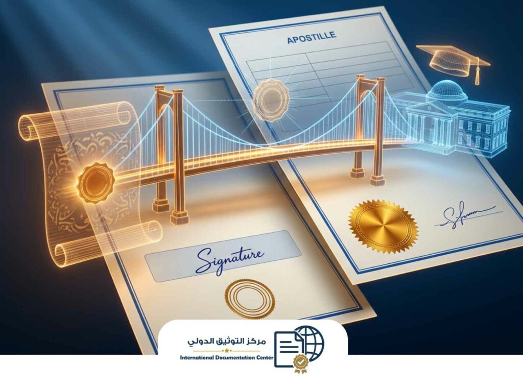 الأبوستيل كجسر للتعليم الدولي: الاعتراف بالشهادات العربية عالميًا