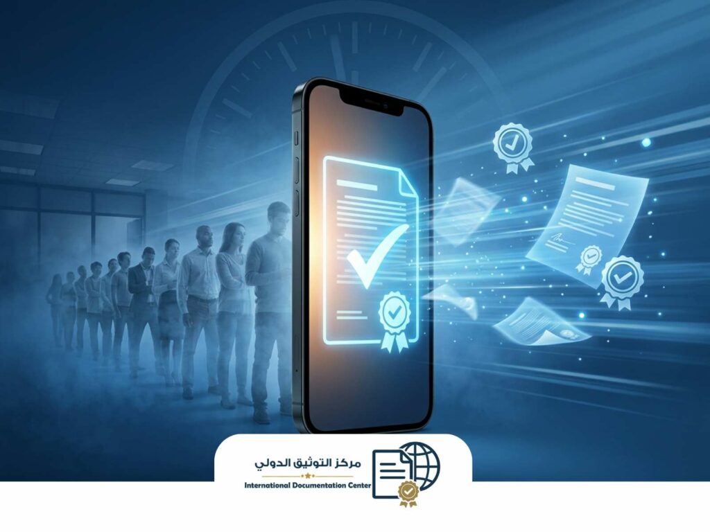 التوثيق السريع (الإلكتروني): أنجز معاملاتك الآن
