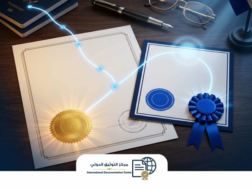 كيف يتولى فريق واحد ملفك من البداية حتى الاعتراف الدولي؟