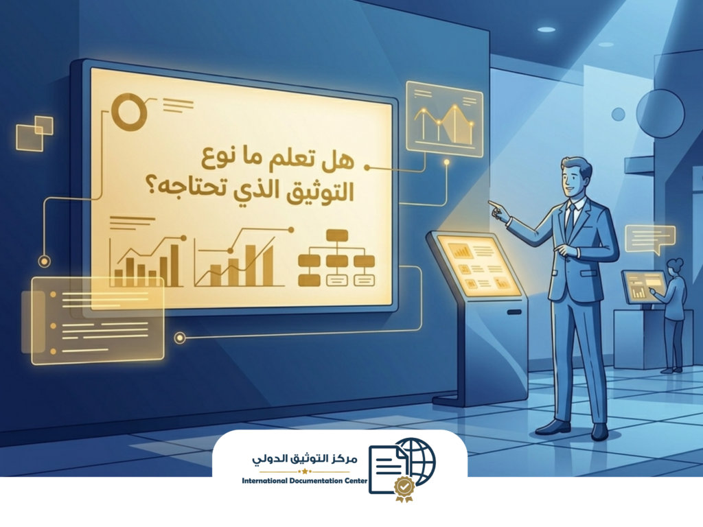 هل تعلم ما نوع التوثيق الذي تحتاجه؟